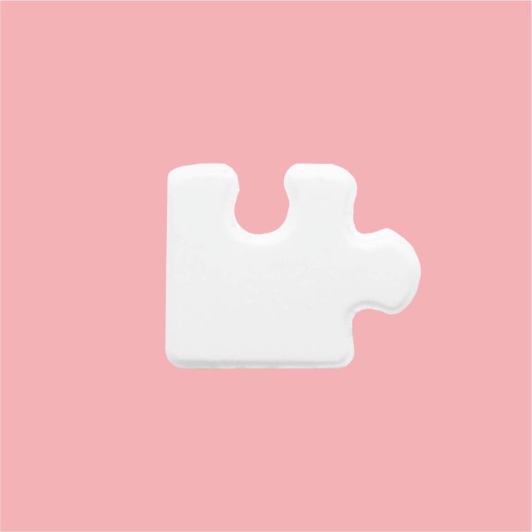 Pfefferminz in eigener Form Puzzleteil