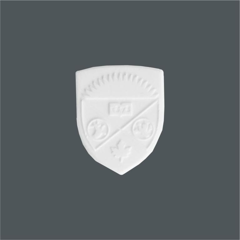 Bedruckte Logo Pfeffermnzbonbon in Schildform