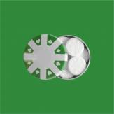 Casino chip shaped mint tins