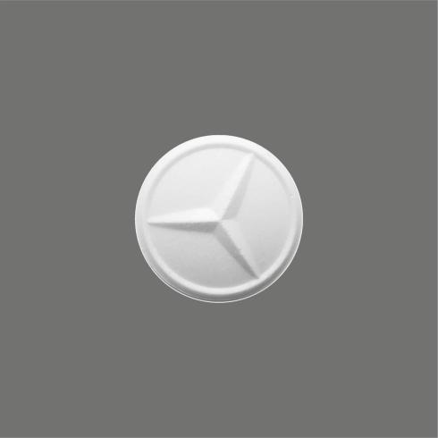 Pfefferminze eigener Form mit Logo-Prägung